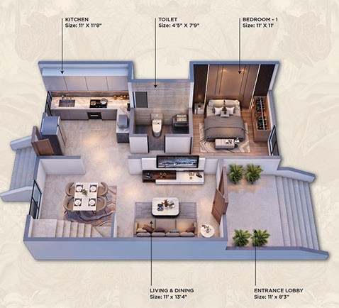 2 BHK Gound Floor