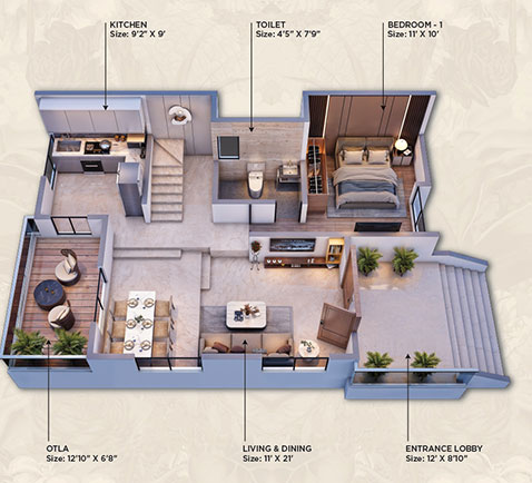 3 BHK Gound Floor